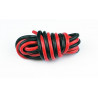 Charger for accusation for radio -controlled Silicone wire AWG14 2.12mm2 red+black length 1m | Scientific-MHD