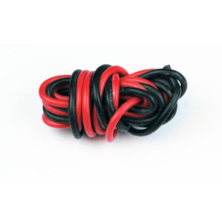 Charger for accusation for radio -controlled Silicone wire AWG16 1.32mm2 red+black length 1m | Scientific-MHD Charger for accusation for radio -controlled Silicone wire AWG16 1.32mm2 red+black length 1m | Scientific-MHD