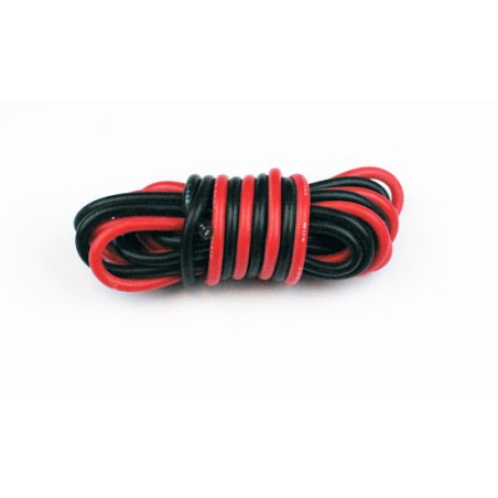 Charger for accusation for radio -controlled device silicone wire AWG18 0.81mm2 red+black length 1m | Scientific-MHD Charger for accusation for radio -controlled device silicone wire AWG18 0.81mm2 red+black length 1m | Scientific-MHD