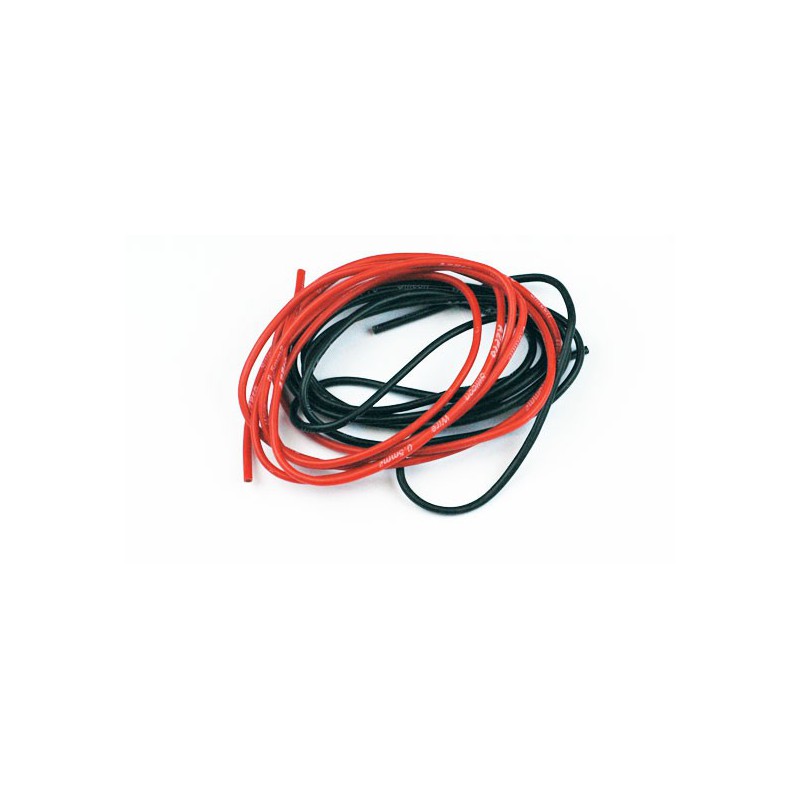 Charger for acclaim for radio -controlled Silicone wire AWG20 0.50mm2 red+black length 1m | Scientific-MHD