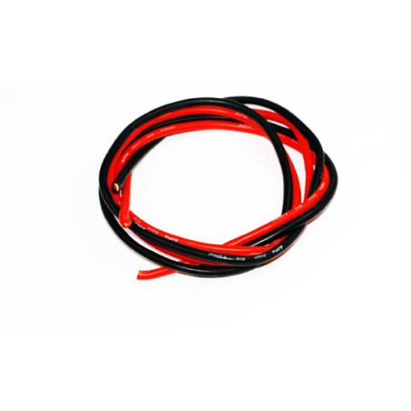 Charger for acclaim for radio -controlled Silicone wire AWG8 8.3mm2 red+black length 1m | Scientific-MHD Charger for acclaim for radio -controlled Silicone wire AWG8 8.3mm2 red+black length 1m | Scientific-MHD
