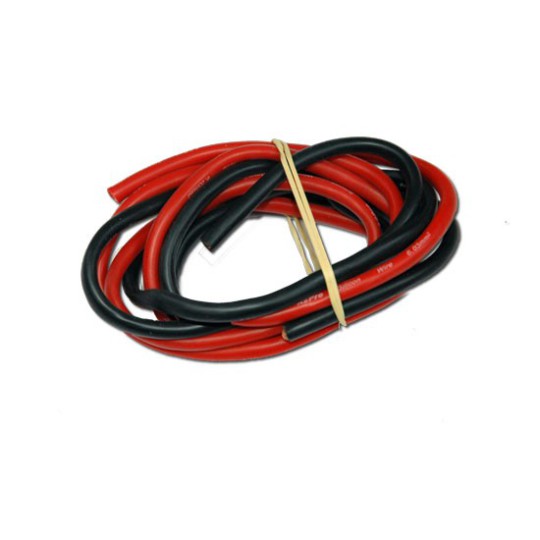 Charger for accusation for radio -controlled Silicone wire AWG9 6.63mm2 red+black length 1m Charger for accusation for radio -controlled Silicone wire AWG9 6.63mm2 red+black length 1m | Scientific-MHD