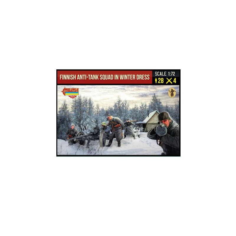 Anti-Tank Squad Winter 1/72 Finnish figurine | Scientific-MHD