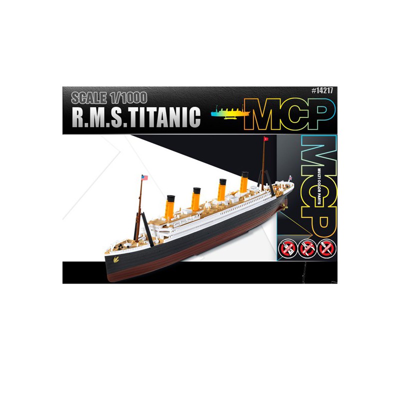 RMS Titanic 1/1000 plastic boat model | Scientific-MHD