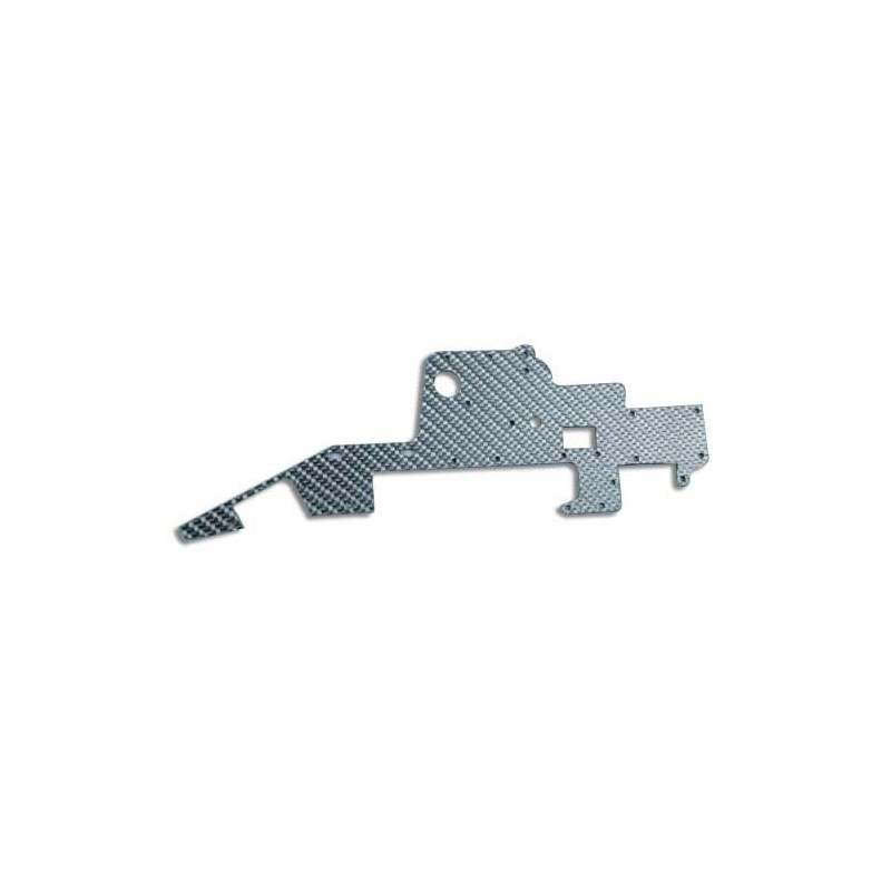 Accessory for radio -controlled helicopter sup left side carbon | Scientific-MHD