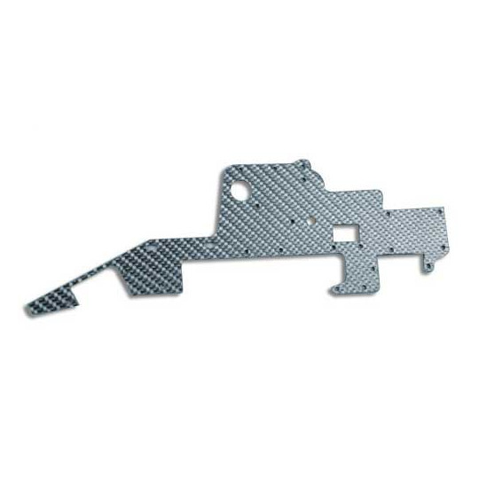 Accessory for radio -controlled helicopter sup left side carbon | Scientific-MHD