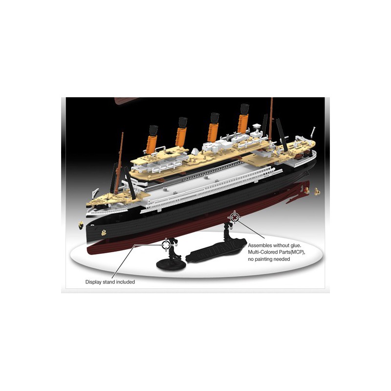 RMS Titanic 1/1000 plastic boat model | Scientific-MHD