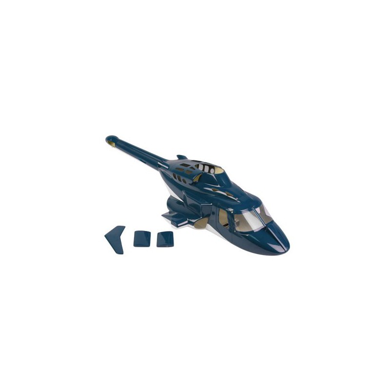 Radio helicopter accessory Fuselage Bell 222 fiber | Scientific-MHD