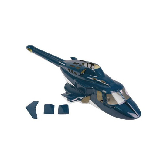Radio helicopter accessory Fuselage Bell 222 fiber | Scientific-MHD