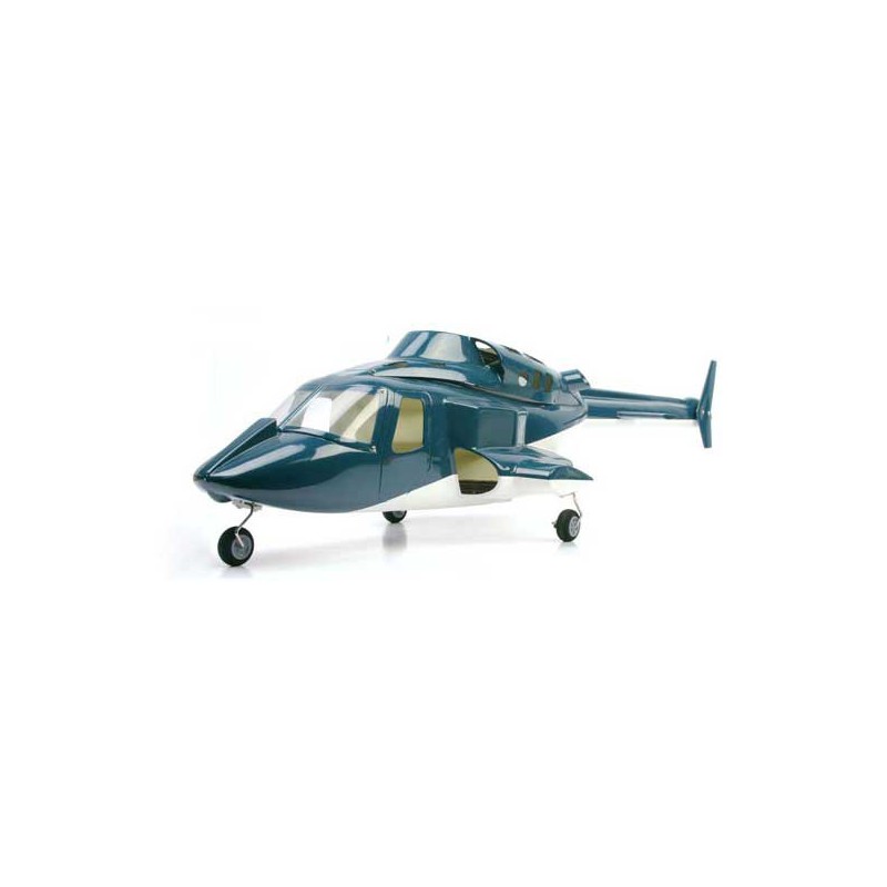 Radio helicopter accessory Fuselage Bell 222 fiber | Scientific-MHD