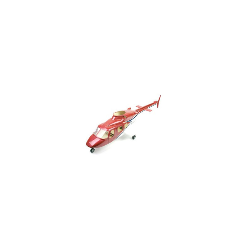 Radio helicopter accessory Fuselage Bell 222 fiber | Scientific-MHD