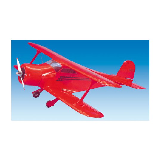 Staggerwing Red Radio Airplane | Scientific-MHD
