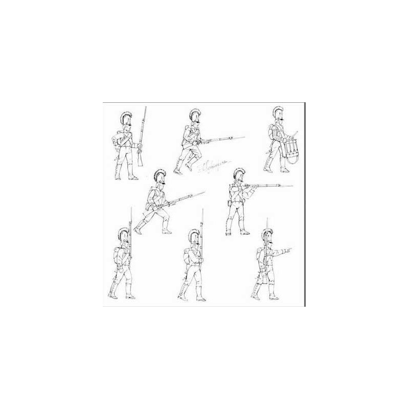 Bavarian fusilliers figurine 1/72 | Scientific-MHD