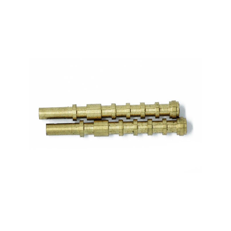 Brass barrel boat fittings in brass4x35mm (2pcs) | Scientific-MHD