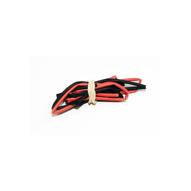 Charger for battery for radio -controlled thermo Diam sheaths. 1.5mm red+black 2x50cm | Scientific-MHD