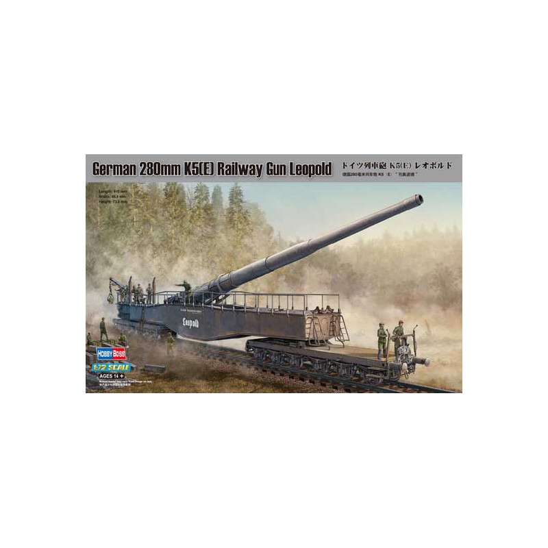 German -style plastic train model 280mm Leopold 1/72 | Scientific-MHD