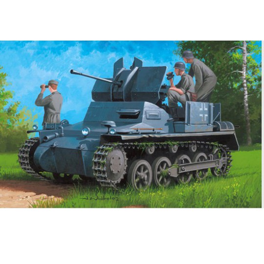 Flakpanzer IA 1/35 plastic plastic model Flakpanzer IA 1/35 plastic plastic model | Scientific-MHD