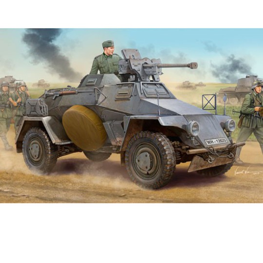 SD.KFZ plastic tank model. 221 German early 1/35 SD.KFZ plastic tank model. 221 German early 1/35 | Scientific-MHD