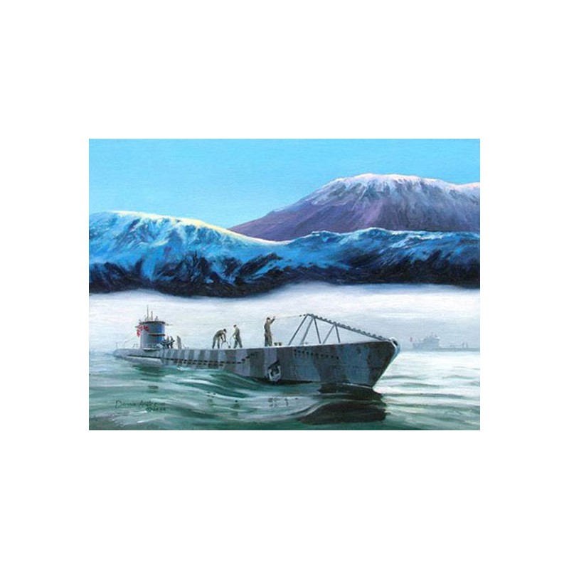 Plastic boat model German Navy VII-B U-BOAT 1/350 | Scientific-MHD