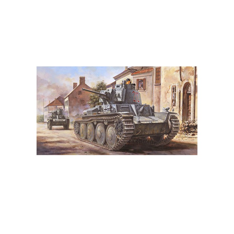 Plastic tank model German Panzer kpfw.38 (t) ausf.b 1/35 | Scientific-MHD