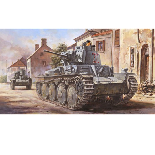 Plastic tank model German Panzer kpfw.38 (t) ausf.b 1/35 Plastic tank model German Panzer kpfw.38 (t) ausf.b 1/35 | Scientific-MHD
