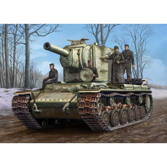 Plastic tank model German PZ.KPFW KV-1 754R 1/48 Plastic tank model German PZ.KPFW KV-1 754R 1/48 | Scientific-MHD