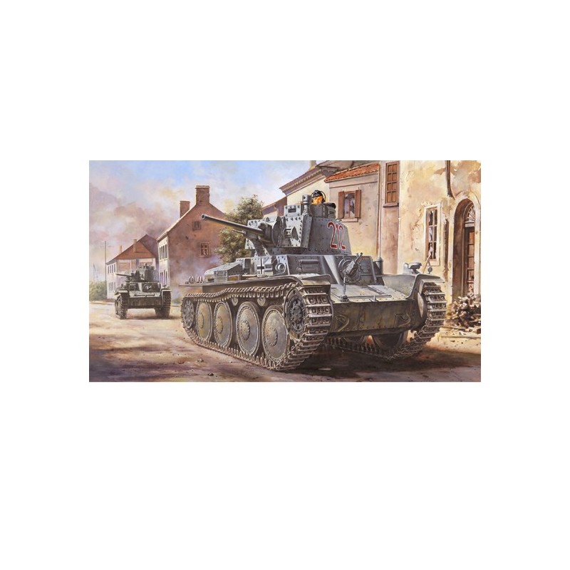 PZ.KPFW plastic tank model. / PZ.BFWG 38 (t) ausf. B 1/35 | Scientific-MHD