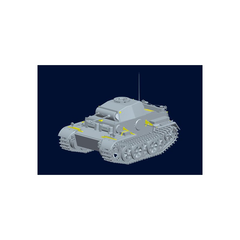 Plastic tank model German pzkpfw.ii ausf.j 1/35 | Scientific-MHD