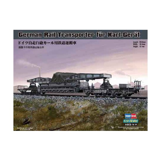 Plastic train model German Railway Carrier 1/72 | Scientific-MHD