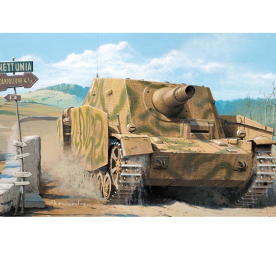 Sturmpanzer IV plastic tank model + interior 1/35 Sturmpanzer IV plastic tank model + interior 1/35 | Scientific-MHD
