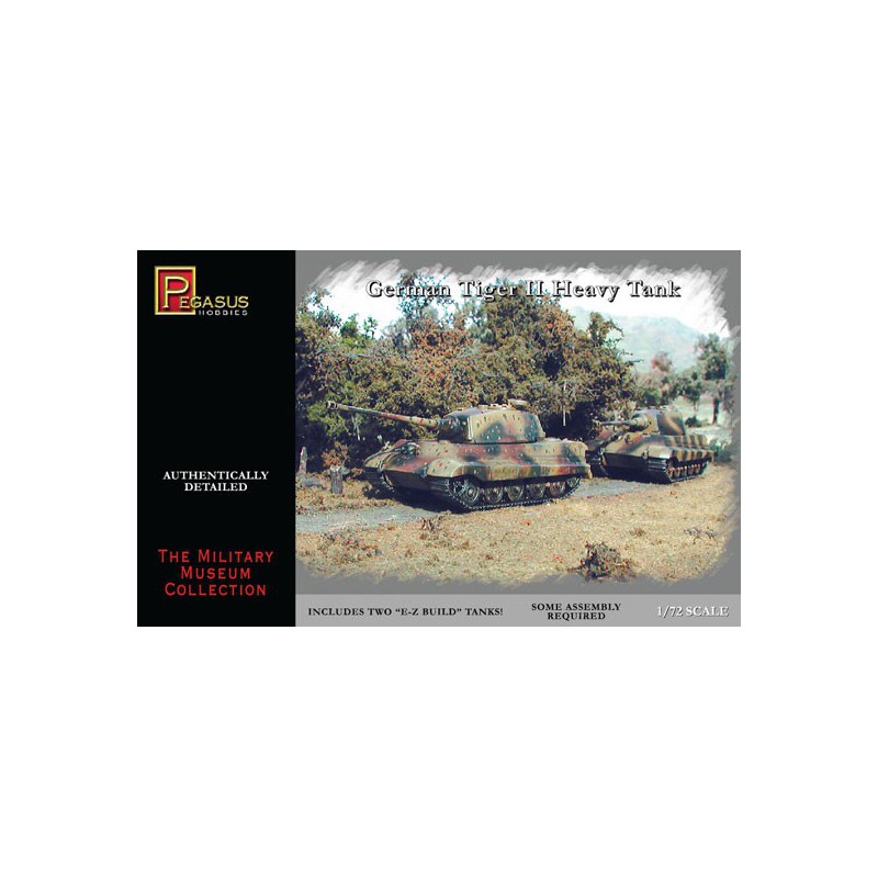 Tiger II Heavy Tank 1/72 plastic tag model | Scientific-MHD