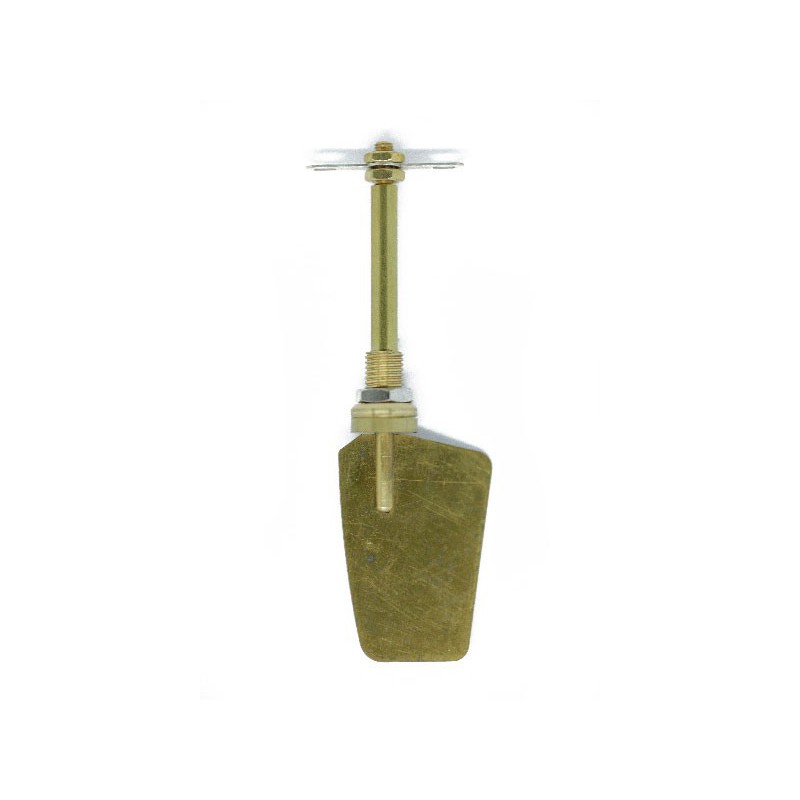 Brass rudder in Brass Boat 22x77mm (1pc) | Scientific-MHD