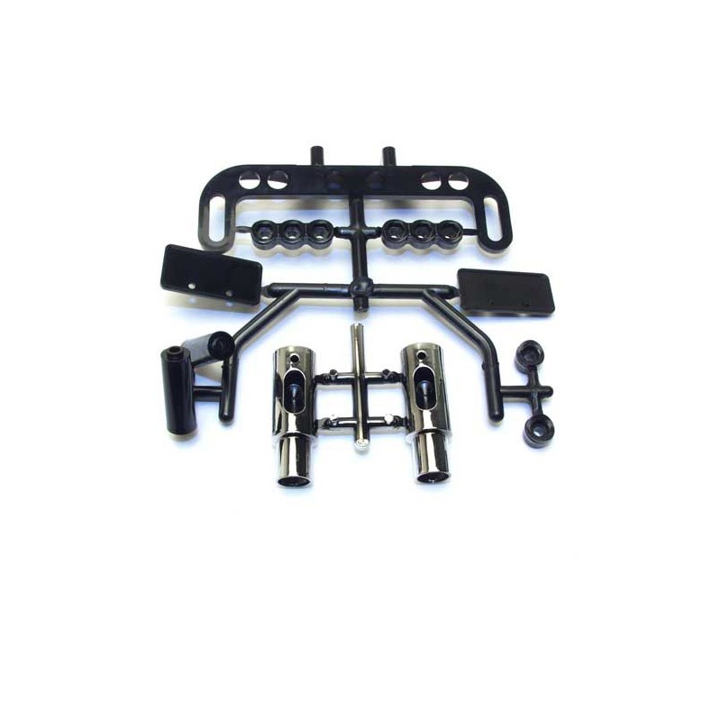 Radio -controlled car Accessories Eschapp. Chrome | Scientific-MHD