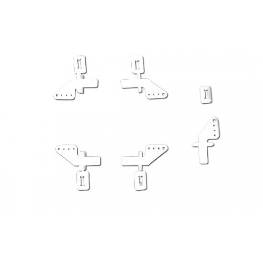 Embedded Accessory Guignols Profiles 19mm + Clips (5 pcs) | Scientific-MHD