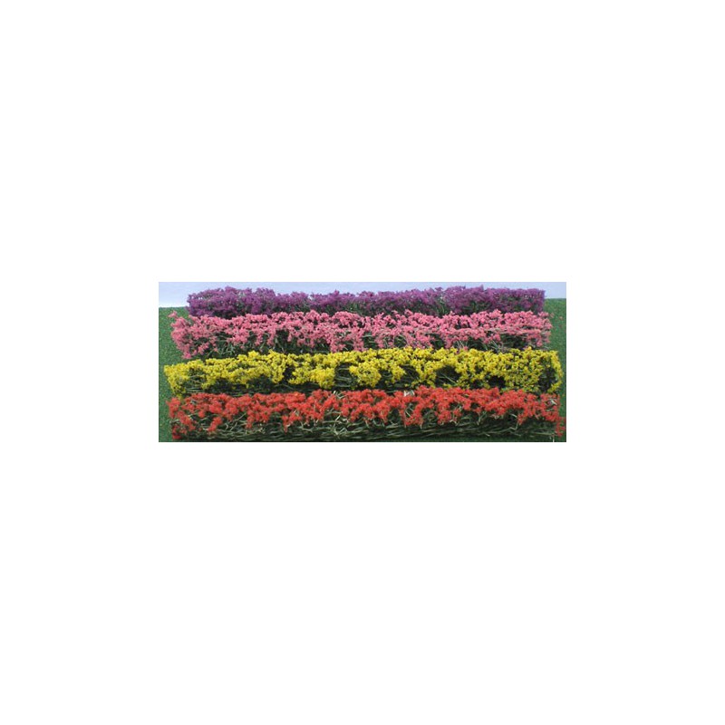 Flower plans hedge of matching colorful plants 125x9x15mm - Hole | Scientific-MHD
