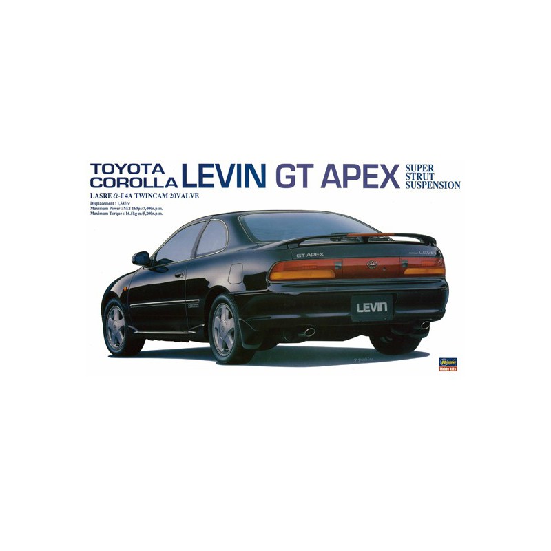 Toyota Corolla Levin GT 1/24 plastic car cover | Scientific-MHD