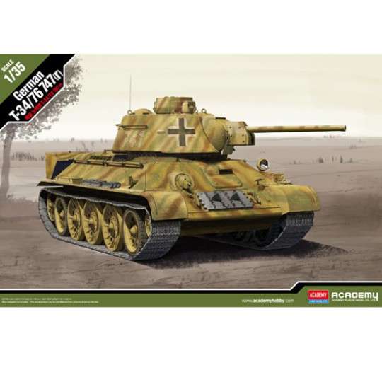 Plastic tank model German T-34/76 747R 1/35 Plastic tank model German T-34/76 747R 1/35 | Scientific-MHD