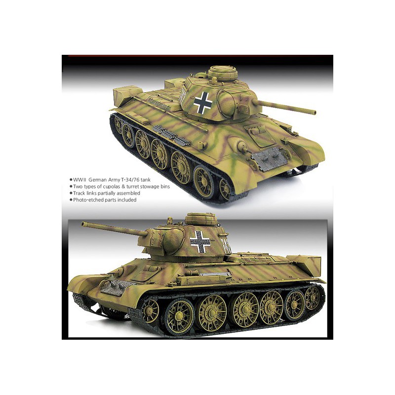 Plastic tank model German T-34/76 747R 1/35 | Scientific-MHD