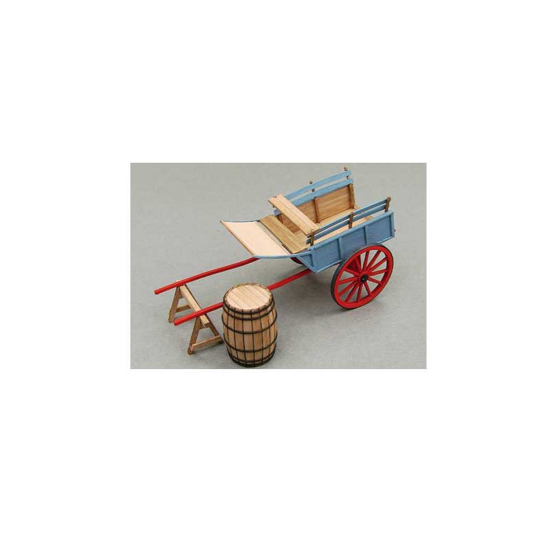 Boat to be charged and barrel overwhelming 18th century ech. 1/72 | Scientific-MHD