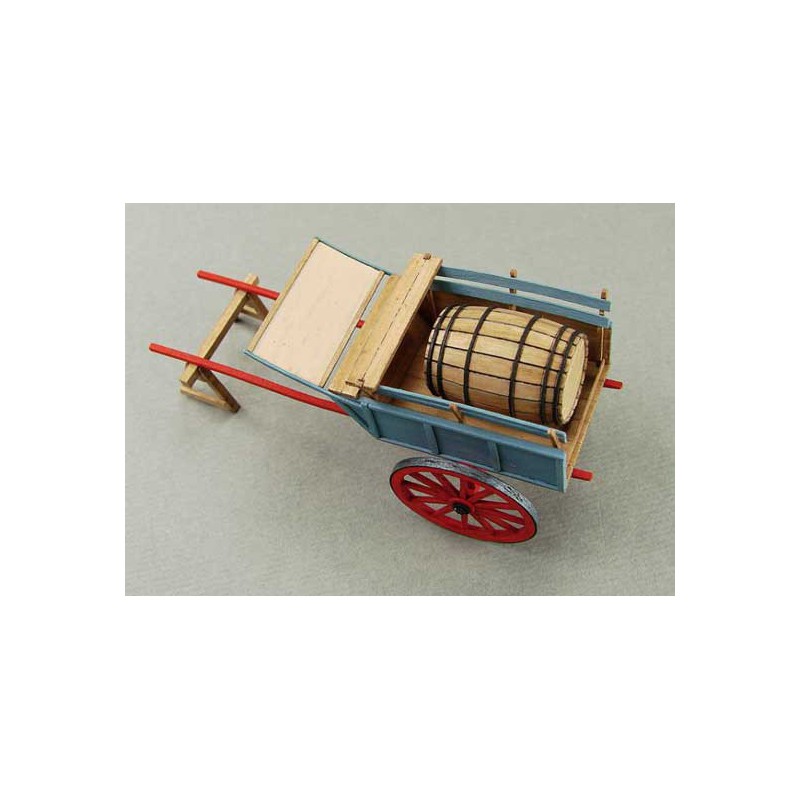 Boat to be charged and barrel overwhelming 18th century ech. 1/72 | Scientific-MHD