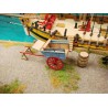 Boat to be charged and barrel overwhelming 18th century ech. 1/72 | Scientific-MHD
