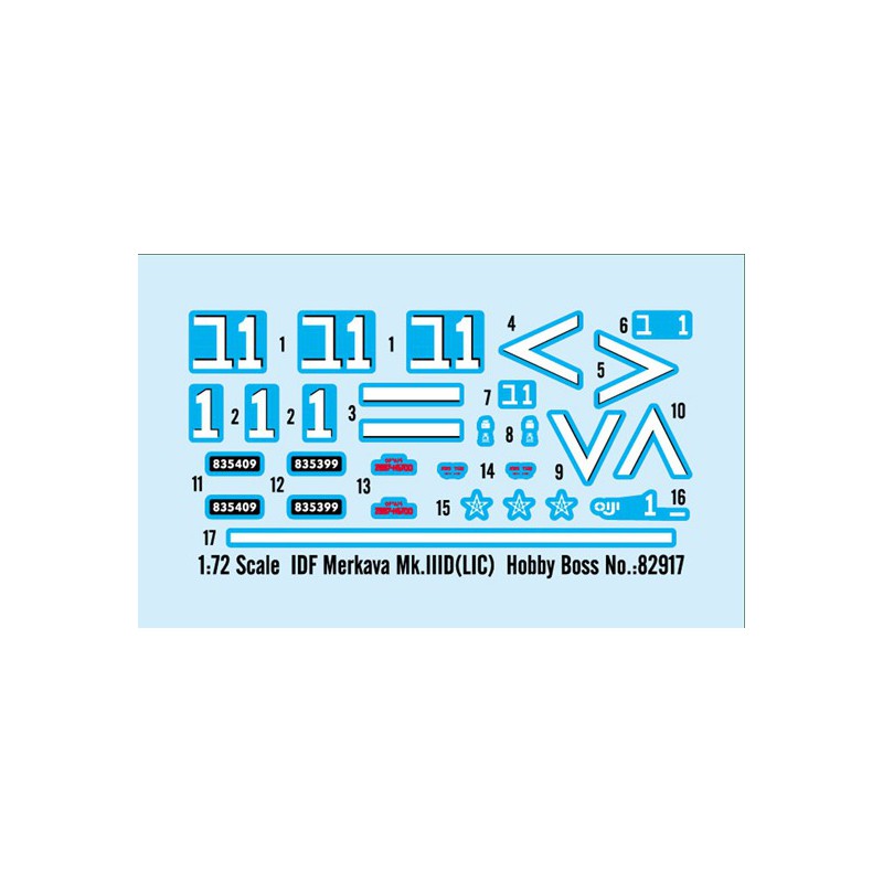 Plastic tank model Idf Merkava MK.IIID 1/72 | Scientific-MHD