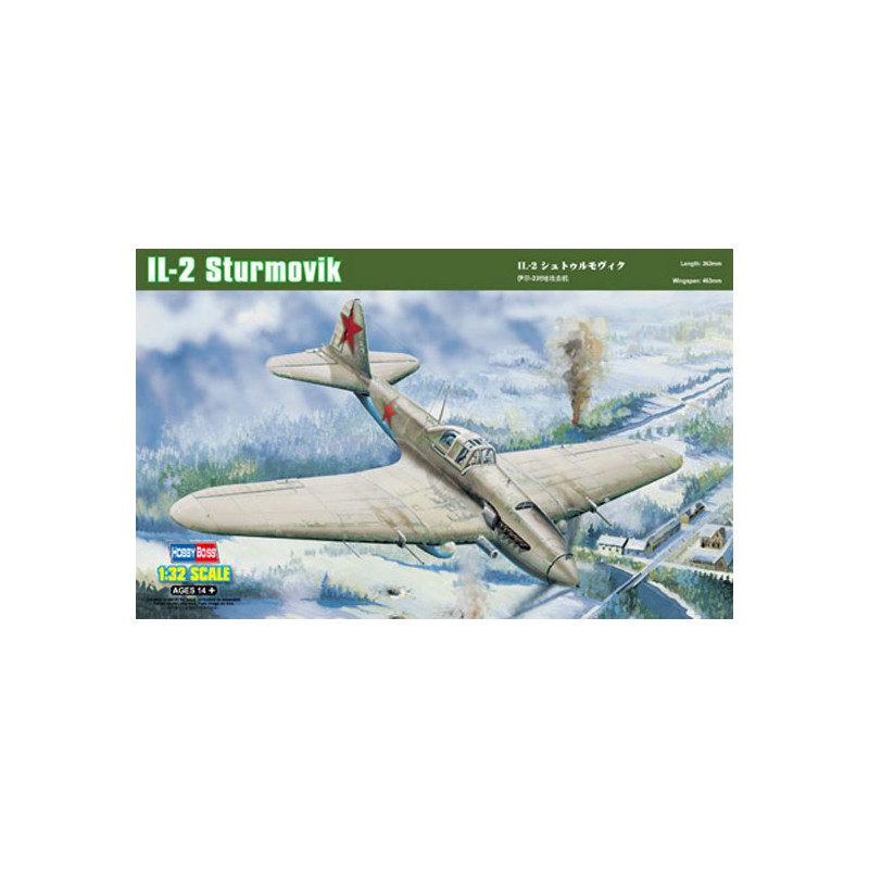 IL-2 Plastic Airplane model Stormovik Ground at. 1/32 | Scientific-MHD