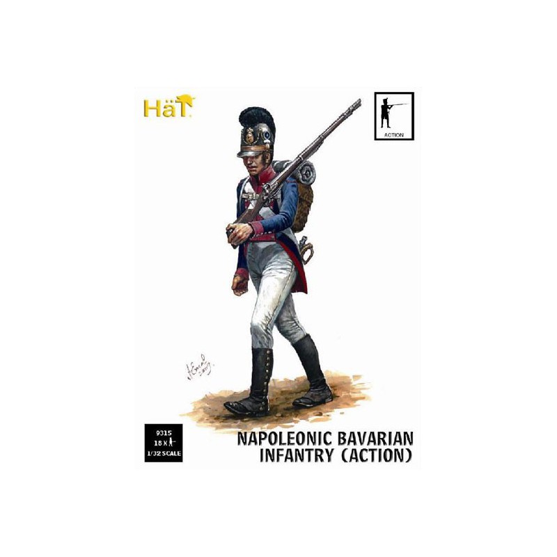 Bavarian 1/32 Bavarian infantry figurine | Scientific-MHD