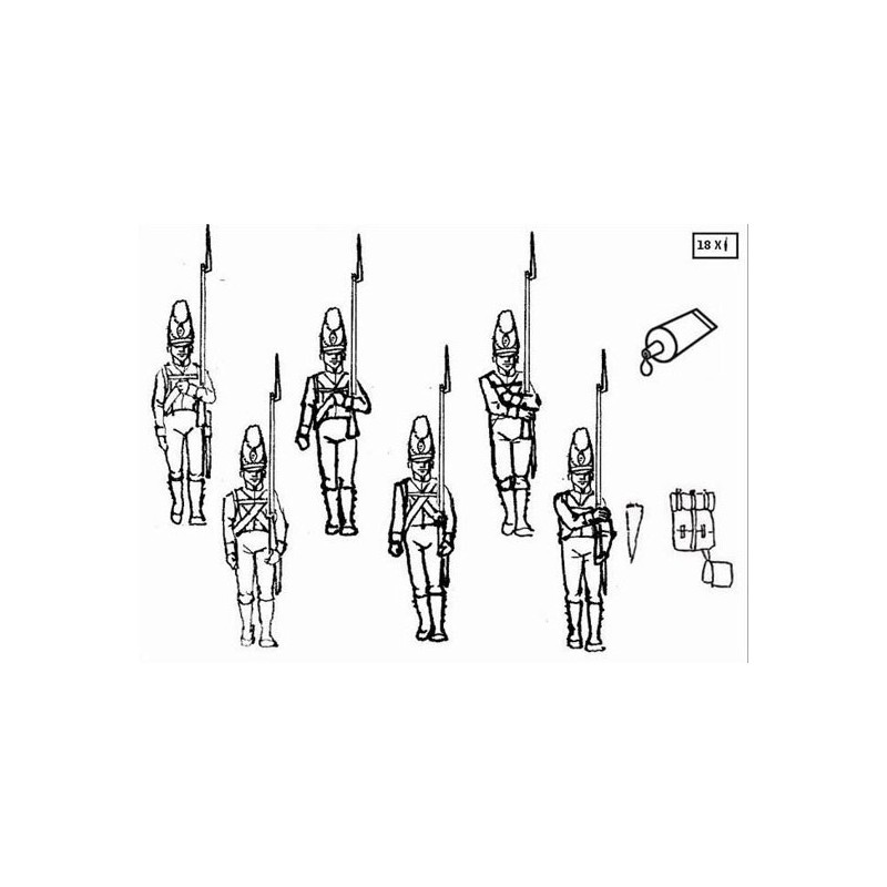 Bavarian 1/32 Bavarian infantry figurine | Scientific-MHD