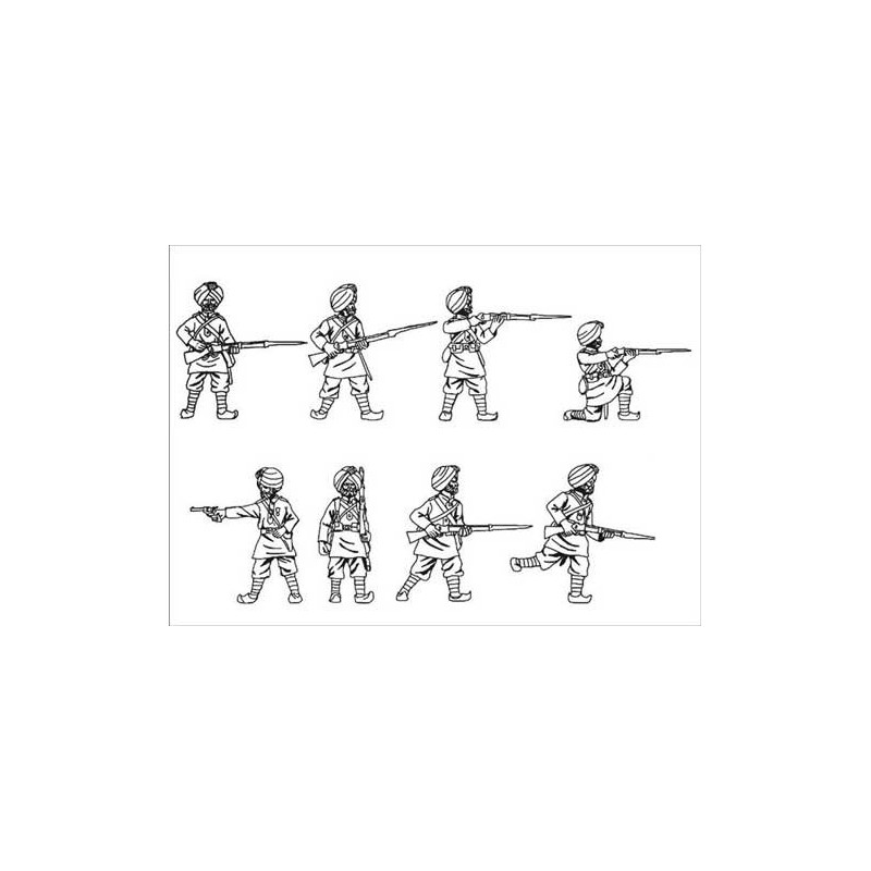 Colonial Indian infantry figurine | Scientific-MHD