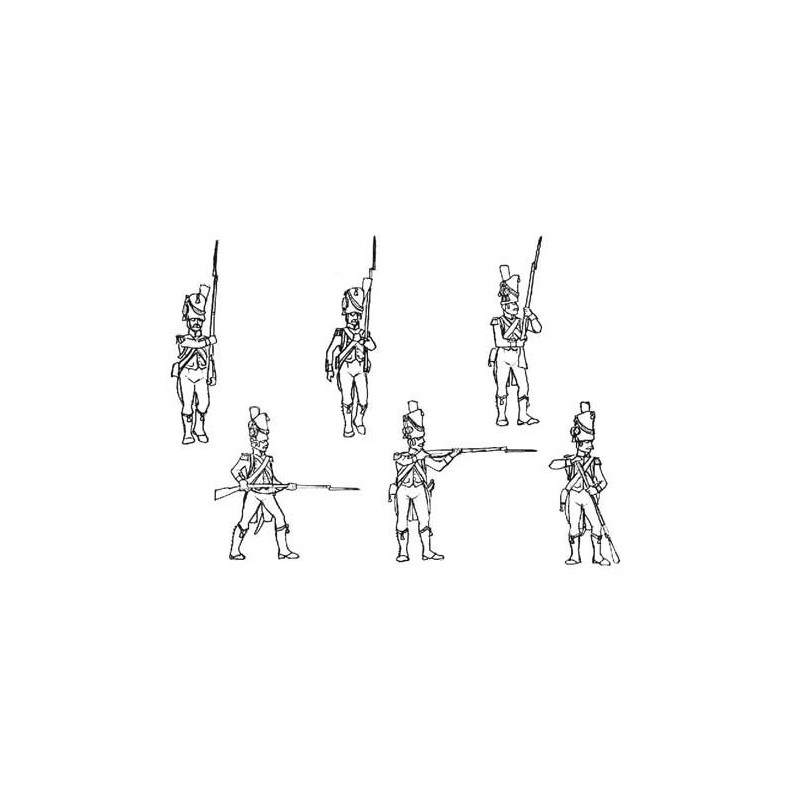 Infantry figurine L. Carabiniers 1/32 | Scientific-MHD