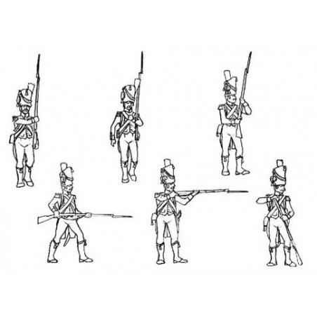 Infantry figurine L. Carabiniers 1/32 | Scientific-MHD