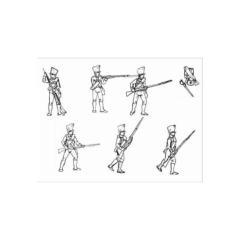 Prussian infantry figurine 1/72 | Scientific-MHD