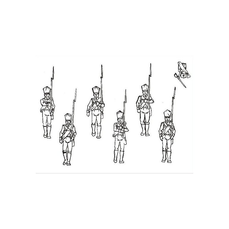 Prussian infantry figurine 1/72 | Scientific-MHD